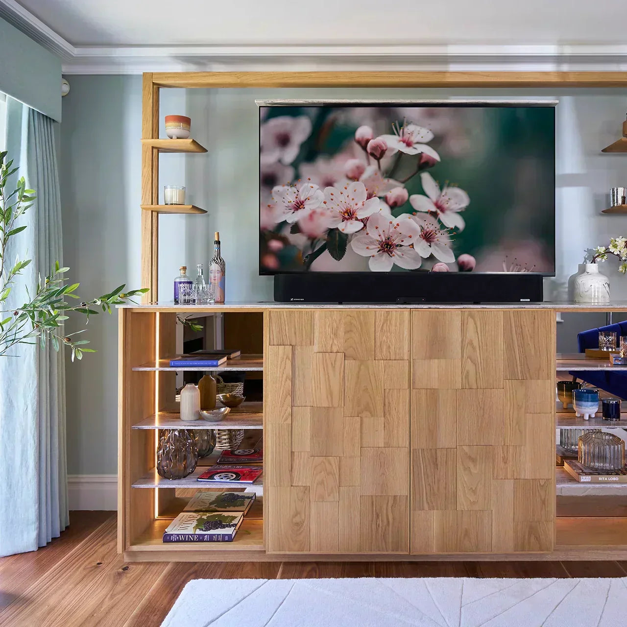 How to Beautifully Disguise TVs and Hi-Fi in Furniture Without Hampering Performance
