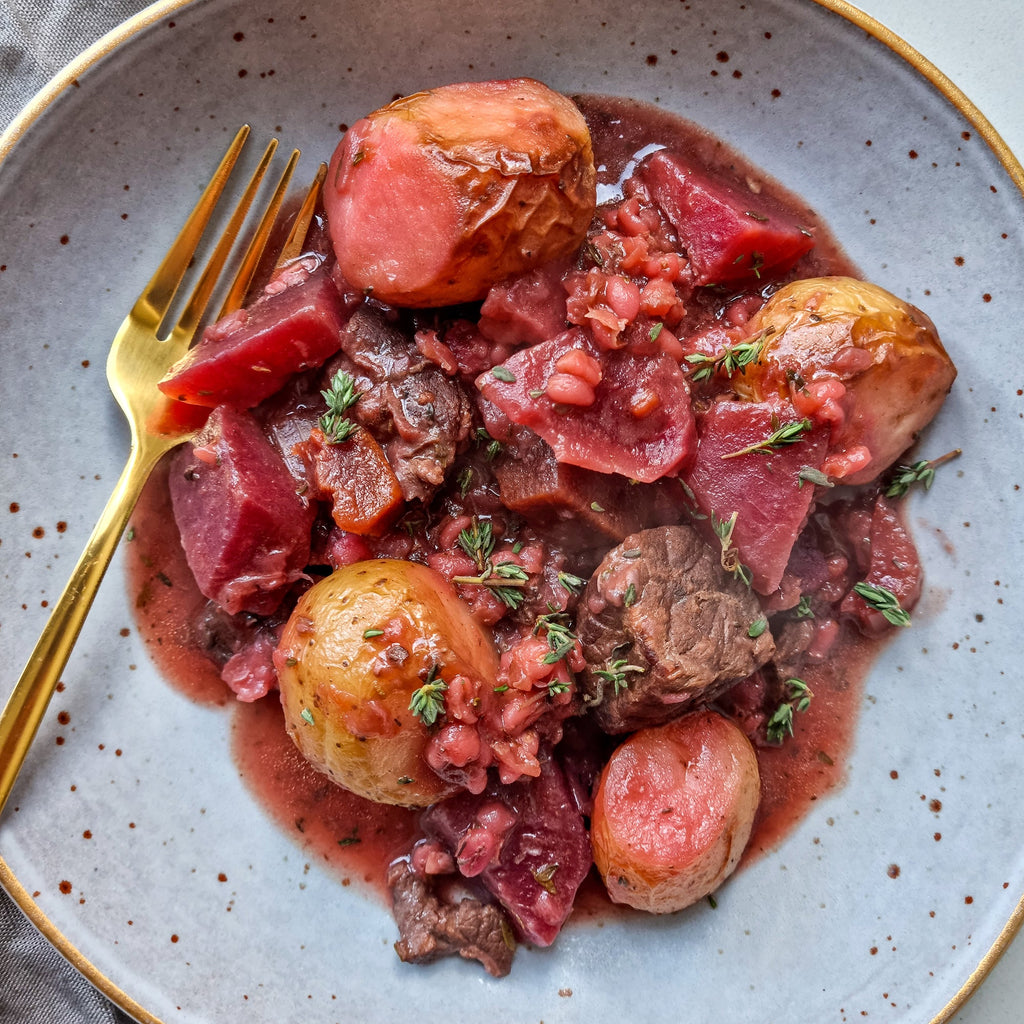 BEETROOT & BEEF STEW - Fawn Interior Designers Hampshire, Surrey, Sussex, London, Cotswolds