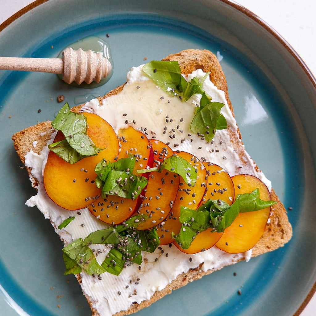 PEACH RICOTTA TOAST - Fawn Interior Designers Hampshire, Surrey, Sussex, London, Cotswolds