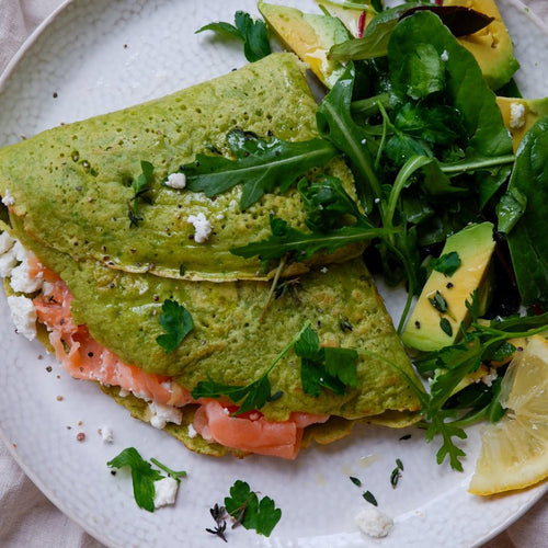 Recipes that Nurture: Savoury Green Pancakes