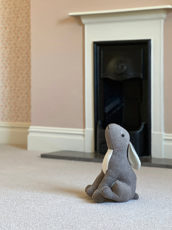 Andover - Bunny guarding this sweet little girl's room, with Farrow & Ball Setting Plaster and beautiful Nina Campbell wallpaper
