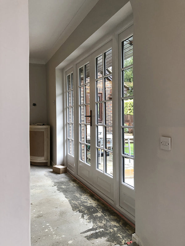 Winchester - french doors to the garden are in!
