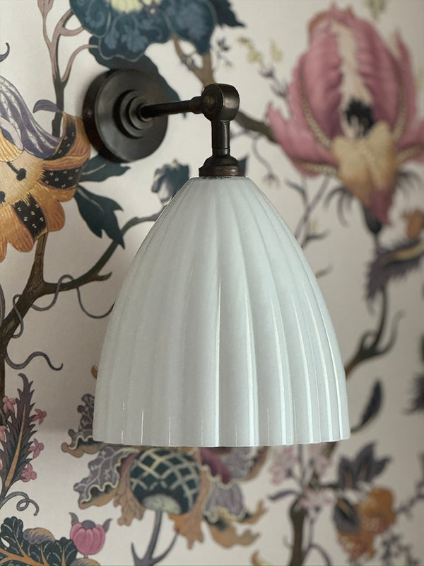 Maidstone: pretty Pooky wall light paired with House of Hackney Artemis wallpaper