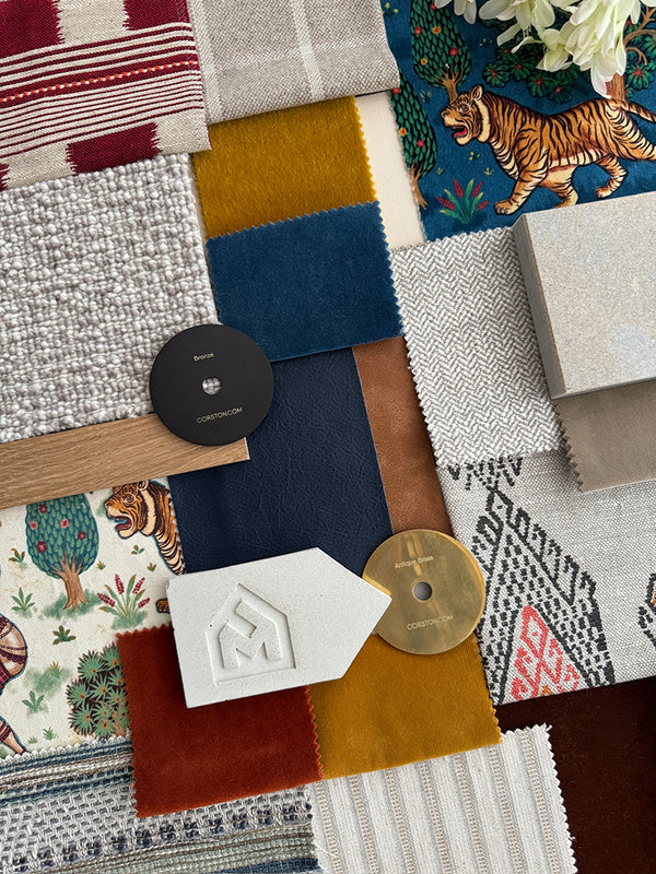 Opulent and packed with personality - the scheme for the downstairs of our Maidstone project.