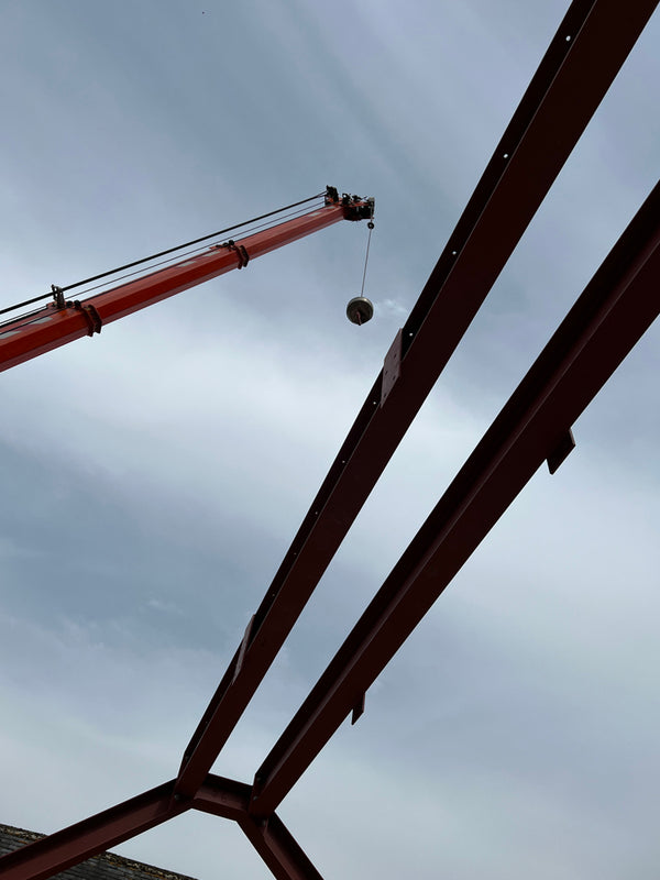 Maidstone - all the steelwork going in is a work of art in itself